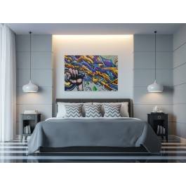 Rock the microphone! - zdjęcie na płótnie - 120x80 cm