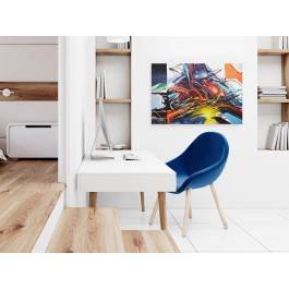 Starcie gigantów - nowoczesny obraz na płótnie - 120x80 cm Starcie gigantów - nowoczesny obraz na płótnie - 120x80 cm