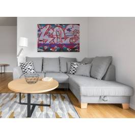 Werbalizacja myśli - fotoobraz do sypialni - 120x80 cm