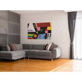 WOW! - nowoczesny obraz na płótnie - 120x80 cm