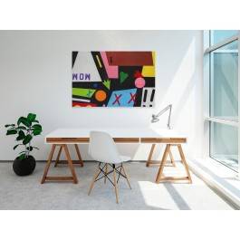 WOW! - nowoczesny obraz na płótnie - 120x80 cm