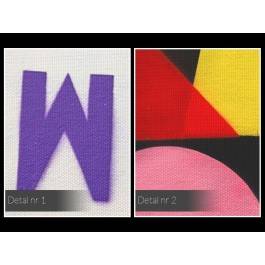 WOW! - nowoczesny obraz na płótnie - 120x80 cm