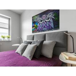 Sowa mądra głowa - fotoobraz na płótnie - 120x80 cm Sowa mądra głowa - fotoobraz na płótnie - 120x80 cm