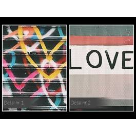 Love wall - zdjęcie na płótnie - 120x80 cm