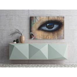 Zwierciadło duszy - fotoobraz do salonu - 120x80 cm