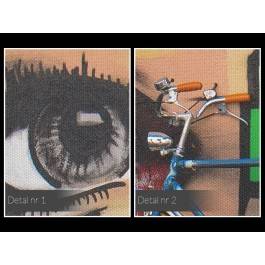 Witraże myśli - nowoczesny obraz na płótnie - 120x80 cm