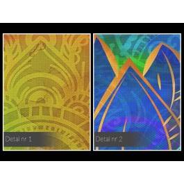 Medytujący Budda - nowoczesny obraz na płótnie - 120x80 cm