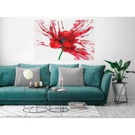 Pasja czerwieni - nowoczesny obraz na płótnie - 120x80 cm