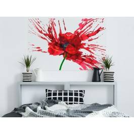 Pasja czerwieni - nowoczesny obraz na płótnie - 120x80 cm