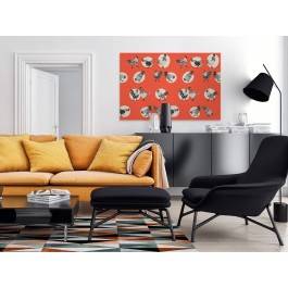 Kurze łapki - nowoczesny obraz na płótnie - 120x80 cm