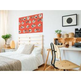 Kurze łapki - nowoczesny obraz na płótnie - 120x80 cm