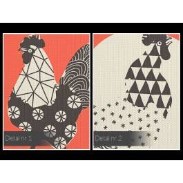 Kurze łapki - nowoczesny obraz na płótnie - 120x80 cm