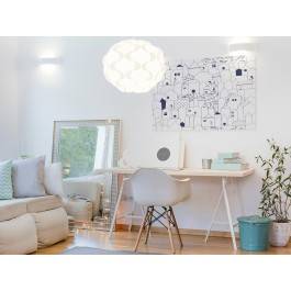 Ulicówka - nowoczesny obraz na płótnie - 120x80 cm