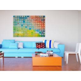 Patrząc pod słońce - nowoczesny obraz na płótnie - 120x80 cm