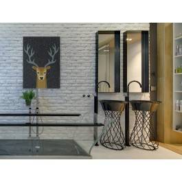 Renifer Daniel - nowoczesny obraz na płótnie - 50x70 cm