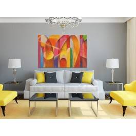 Katedra - nowoczesny obraz na płótnie - 120x80 cm Katedra - nowoczesny obraz na płótnie - 120x80 cm