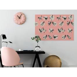 Kurka blada - nowoczesny obraz na płótnie - 120x80 cm Kurka blada - nowoczesny obraz na płótnie - 120x80 cm
