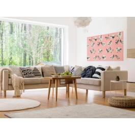 Kurka blada - nowoczesny obraz na płótnie - 120x80 cm Kurka blada - nowoczesny obraz na płótnie - 120x80 cm