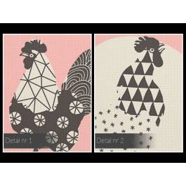 Kurka blada - nowoczesny obraz na płótnie - 120x80 cm Kurka blada - nowoczesny obraz na płótnie - 120x80 cm