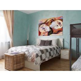 Uniwersum refleksji - nowoczesny obraz na płótnie - 120x80 cm