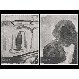 Most miłości - nowoczesny obraz na płótnie - 120x80 cm