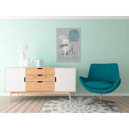 Zając Bartłomiej - nowoczesny obraz na płótnie - 50x70 cm