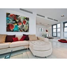 Kalejdoskop - nowoczesny obraz do sypialni - 120x80 cm