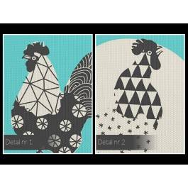 Kurka wodna - nowoczesny obraz na płótnie - 120x80 cm