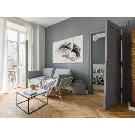 Pogoda na miłość - nowoczesny obraz na płótnie - 120x80 cm