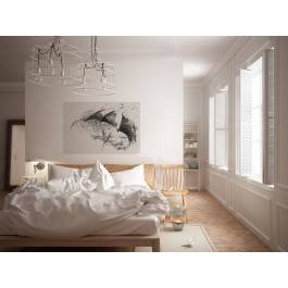 Pogoda na miłość - nowoczesny obraz na płótnie - 120x80 cm