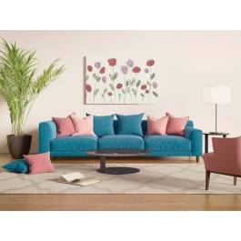 Rozalia - nowoczesny obraz na płótnie - 120x80 cm