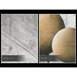 Mosiężny balonik - nowoczesny obraz na płótnie - 120x80 cm