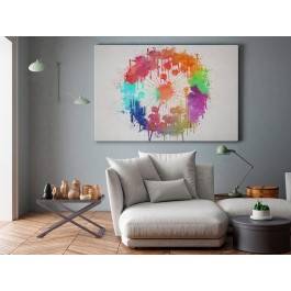 Łut szczęscia - nowoczesny obraz na płótnie - 120x80 cm