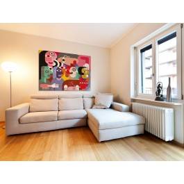 Opera mydlana - nowoczesny obraz na płótnie - 120x80 cm