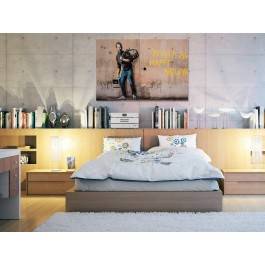 Banksy - Steve Jobs - nowoczesny obraz na płótnie - 120x80 cm