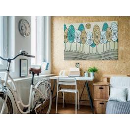 Koleje losu - nowoczesny obraz na płótnie - 120x80 cm