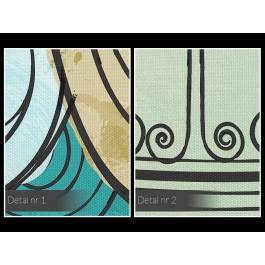 Koleje losu - nowoczesny obraz na płótnie - 120x80 cm