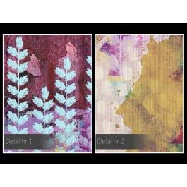 Dolina tęczy - nowoczesny obraz na płótnie - 120x80 cm