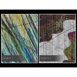 Taniec żywiołów - nowoczesny obraz na płótnie - 120x80 cm